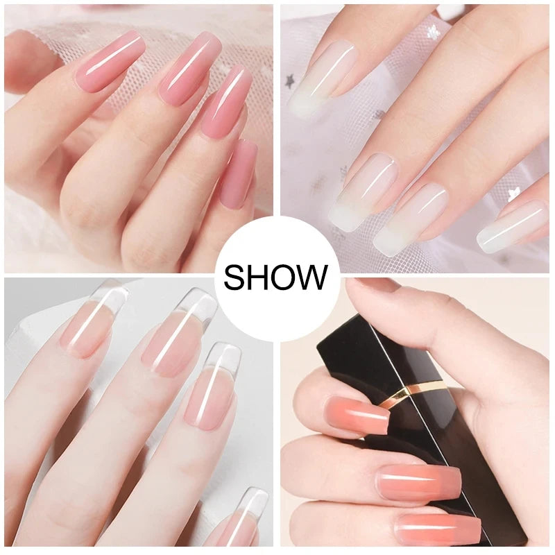 Kit de vernis à ongles en gel avec lampe à ongles UV, perceuse à ongles électrique, kit de vernis à ongles en gel soak off, couche de base et de finition, ensemble d'outils pour ongles